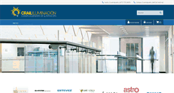 Desktop Screenshot of craililuminacion.com